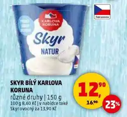 Penny Market Skyr bílý Karlova Koruna nabídka