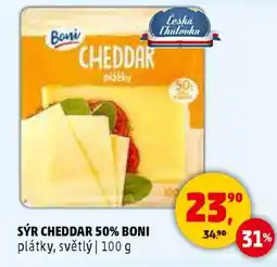Penny Market SÝR CHEDDAR 50% BONI nabídka