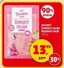 Penny Market ZAUZENÝ ŠUNKOVÝ SALÁM ŘEZNÍKŮV TALÍŘ nabídka