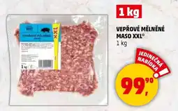 Penny Market Vepřové mleté maso XXL nabídka