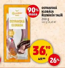 Penny Market OSTRAVSKÁ KLOBÁSA ŘEZNÍKŮV TALÍŘ nabídka