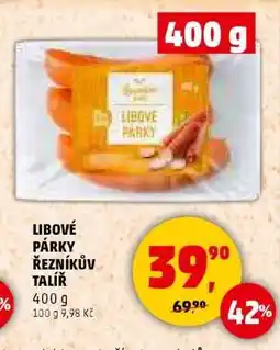 Penny Market LIBOVÉ PÁRKY ŘEZNÍKŮV TALÍŘ nabídka