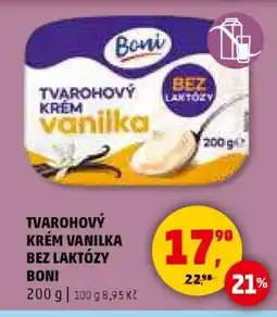 Penny Market TVAROHOVÝ KRÉM VANILKA BEZ LAKTÓZY BONI nabídka