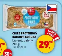 Penny Market CHLÉB PROTEINOVÝ KARLOVA KORUNA nabídka