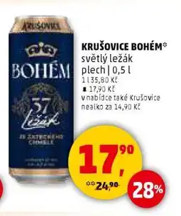 Penny Market Krušovice Bohém nabídka