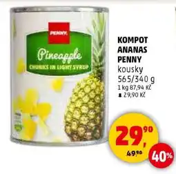 Penny Market KOMPOT ANANAS PENNY nabídka