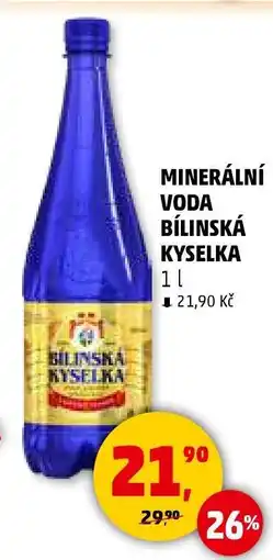 Penny Market Minerální voda Bílinská kyselka nabídka