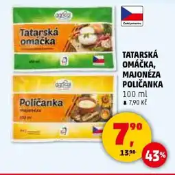 Penny Market TATARSKÁ OMÁČKA, MAJONÉZA POLIČANKA nabídka