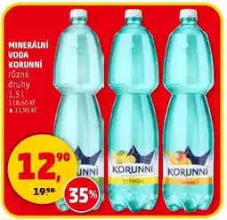 Penny Market MINERÁLNÍ VODA KORUNNÍ nabídka