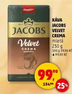 Penny Market Káva Jacobs Velvet Crema nabídka