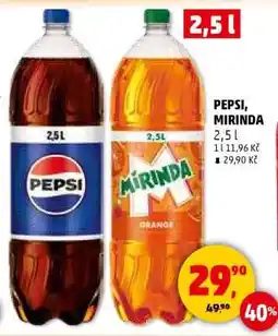 Penny Market Pepsi, Mirinda nabídka