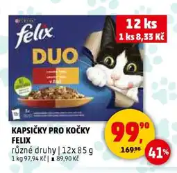 Penny Market KAPSIČKY PRO KOČKY FELIX nabídka