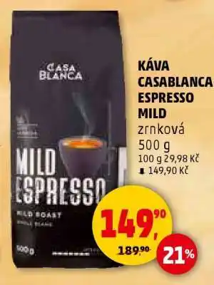 Penny Market KÁVA CASABLANCA ESPRESSO MILD nabídka