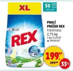 Penny Market PRACÍ PRÁŠEK REX nabídka