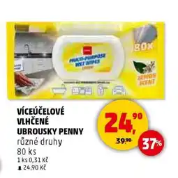 Penny Market Víceúčelové vlhčené ubrousky Penny nabídka