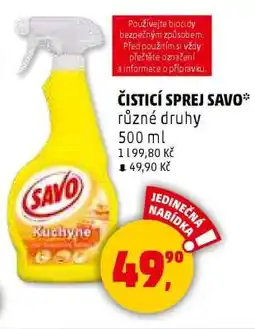 Penny Market ČISTICÍ SPREJ SAVO nabídka