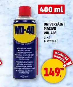 Penny Market UNIVERZÁLNÍ MAZIVO WD-40 nabídka