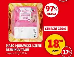 Penny Market MASO MORAVSKÉ UZENÉ ŘEZNÍKŮV TALÍŘ nabídka