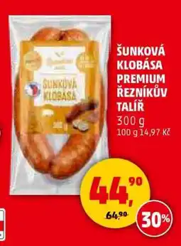 Penny Market Šunková klobása Premium Řezníkův talíř nabídka