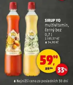 Penny Market SIRUP YO multivitamín, černý bez nabídka