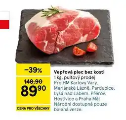Tesco Vepřová plec bez kosti nabídka