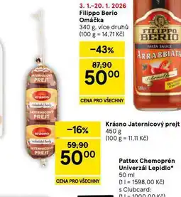 Tesco Krásno jaternicový prejt nabídka