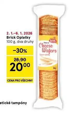 Tesco Brick oplatky nabídka