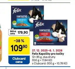 Tesco Felix kapsičky pro kočky nabídka