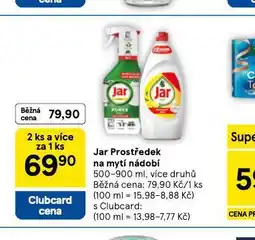 Tesco Jar prostředek na nádobí nabídka