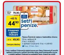 Tesco Čerstvá vejce z halového chovu m 10 ks nabídka