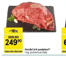 Tesco Hovězí krk podplecí nabídka