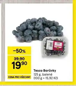 Tesco Borůvky nabídka