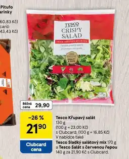 Tesco Křupavý salát nabídka