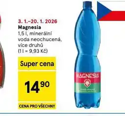 Tesco Magnesia nabídka