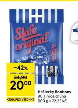 Tesco Hašlerky bonbony nabídka