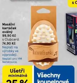 Tesco Masážní kartáček oválný nabídka