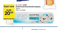Tesco Profurmula kosmetické tampony nabídka