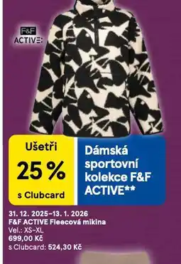 Tesco Fleecová mikina nabídka