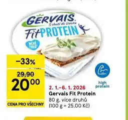 Tesco Gervais fit protein nabídka