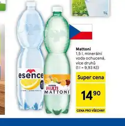 Tesco Mattoni ochucená nabídka