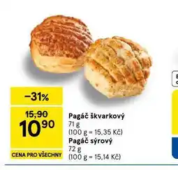 Tesco Pagáč škvarkový nabídka