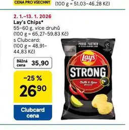 Tesco Lay´s chips nabídka
