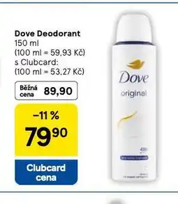 Tesco Dove deodorant nabídka