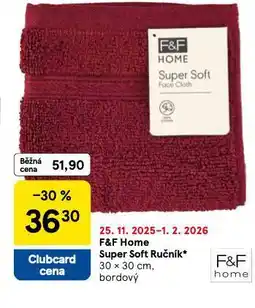 Tesco Suoer soft ručník nabídka