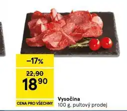Tesco Vysočina nabídka