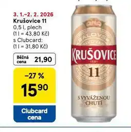 Tesco Krušovice 11 nabídka