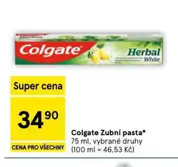 Tesco Colgate zubní pasta nabídka