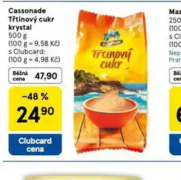 Tesco Cassonade třtinový cukr krystal nabídka