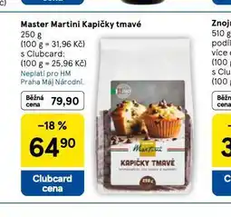 Tesco Master martini kapičky tmavé nabídka