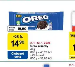 Tesco Oreo sušenky nabídka